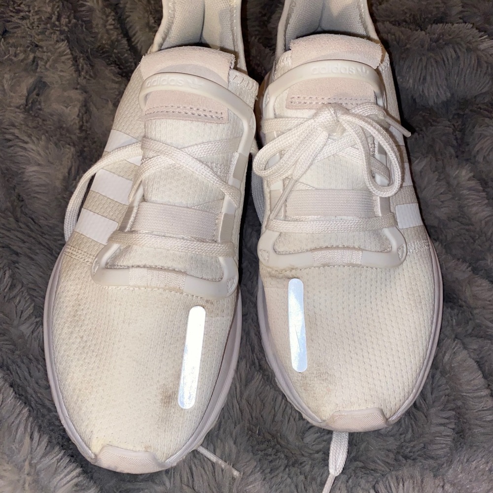 White adidas sneakers